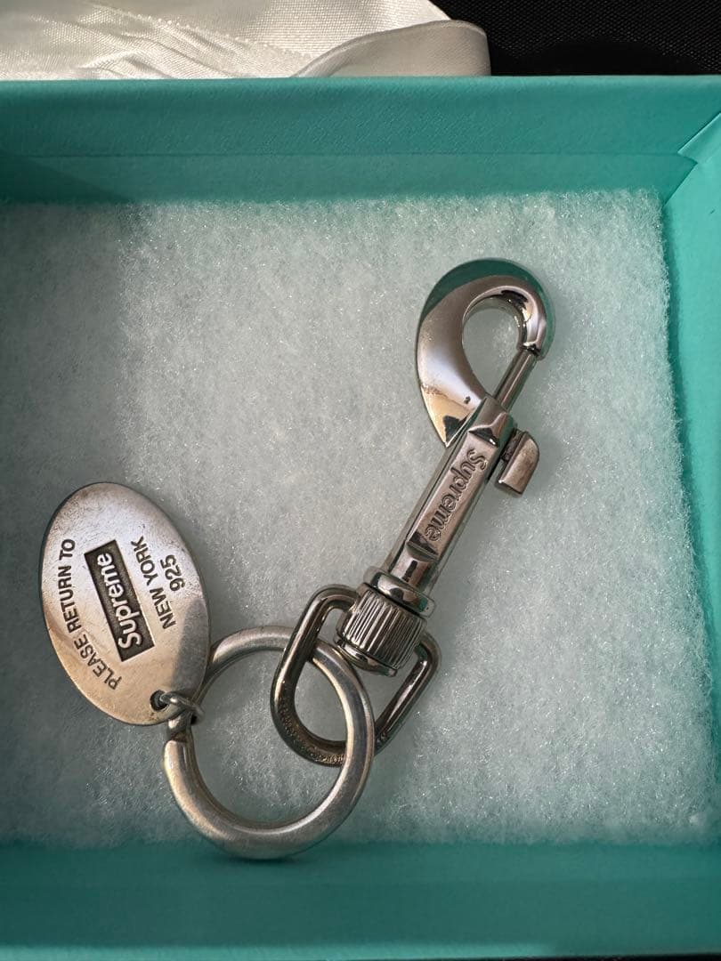 supreme Tiffany キーリング　シュプリーム　ティファニー