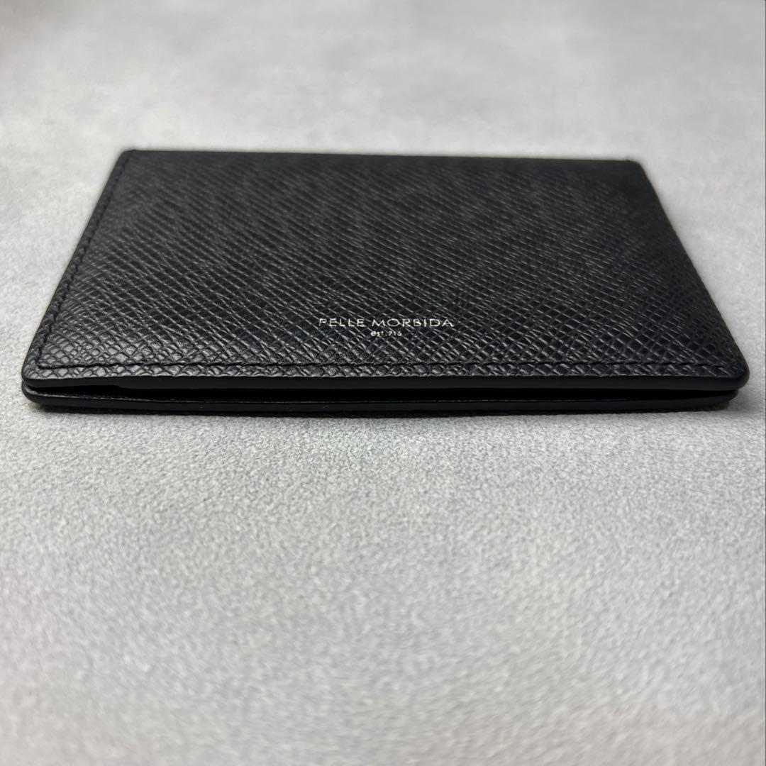 美品✨ペッレモルビダ カードケース 名刺入れ サフィアーノレザー 黒