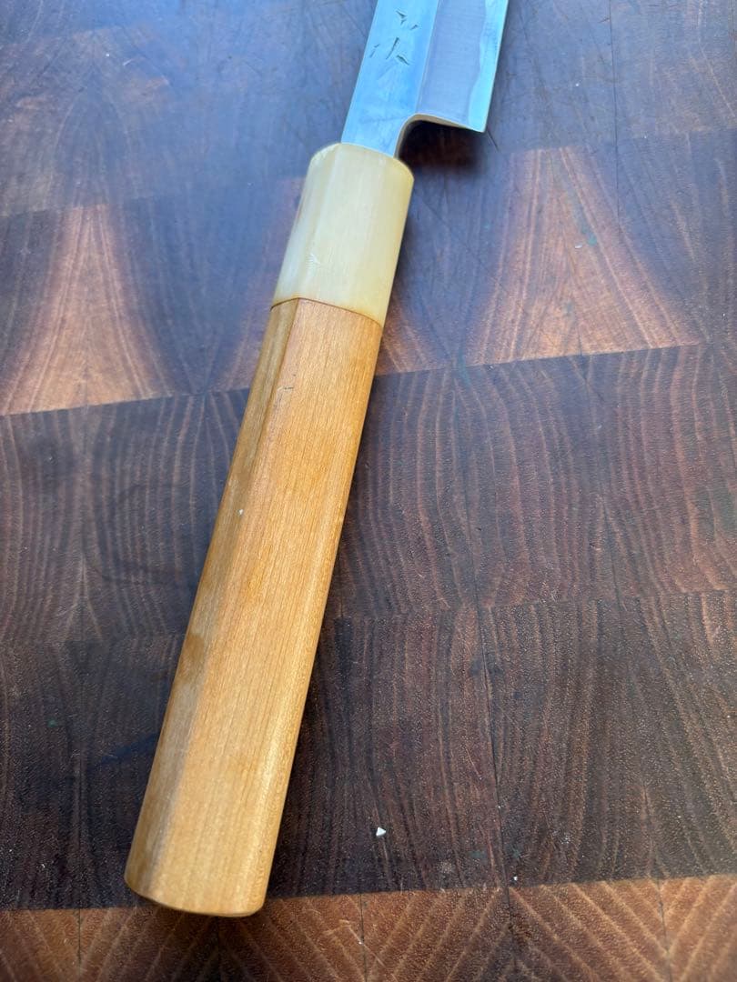 京都　有次　霞　柳刃　300mm 尺　包丁　白鋼　和包丁　打刃物　研ぎ磨き済