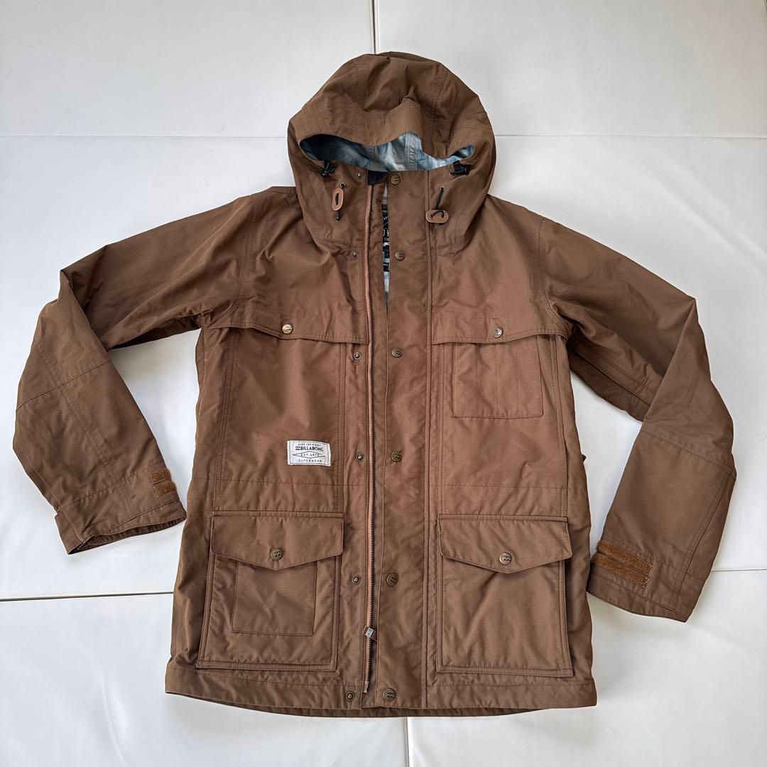 ブラウン ナイロン ジャケット ウィンタースポーツ用スノーボード　スキー　ウェア