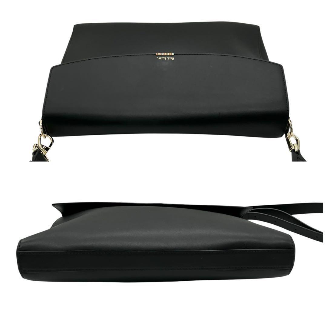 美品 2190 PaulSmith ショルダーバッグ レザー マルチストライプ