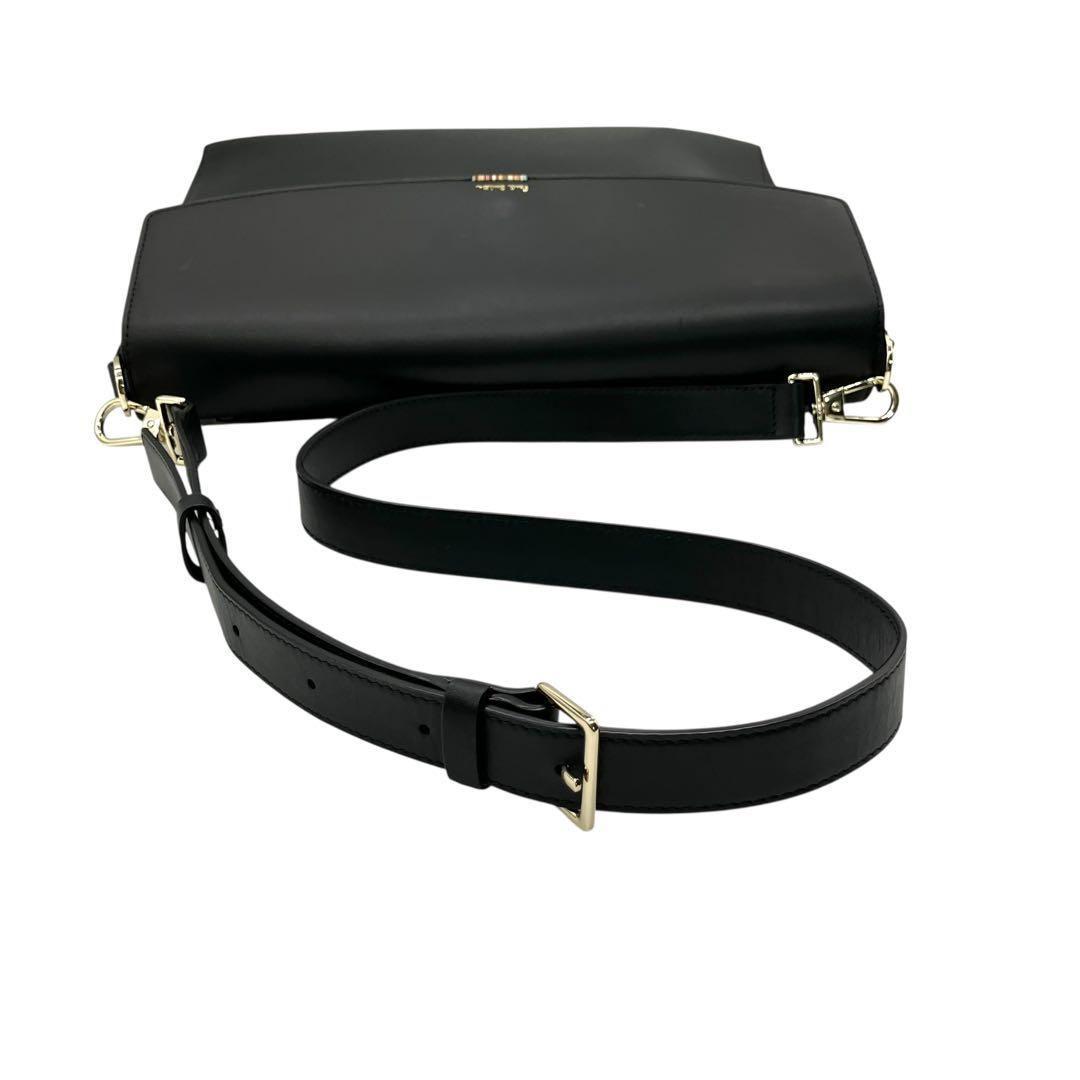 美品 2190 PaulSmith ショルダーバッグ レザー マルチストライプ