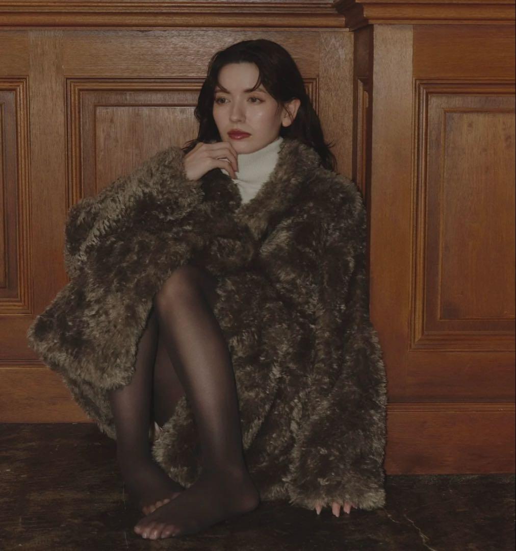 【新品】ノートルエモアwave silhouette fluffy coat