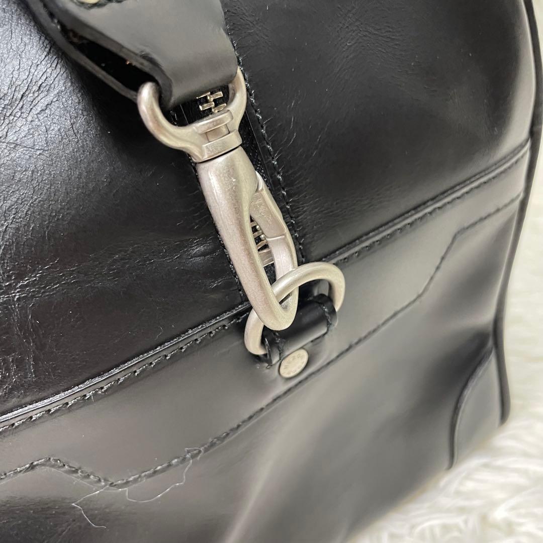 極美品 HERGPOCH エルゴポック 2way ボストンバッグ オールレザー