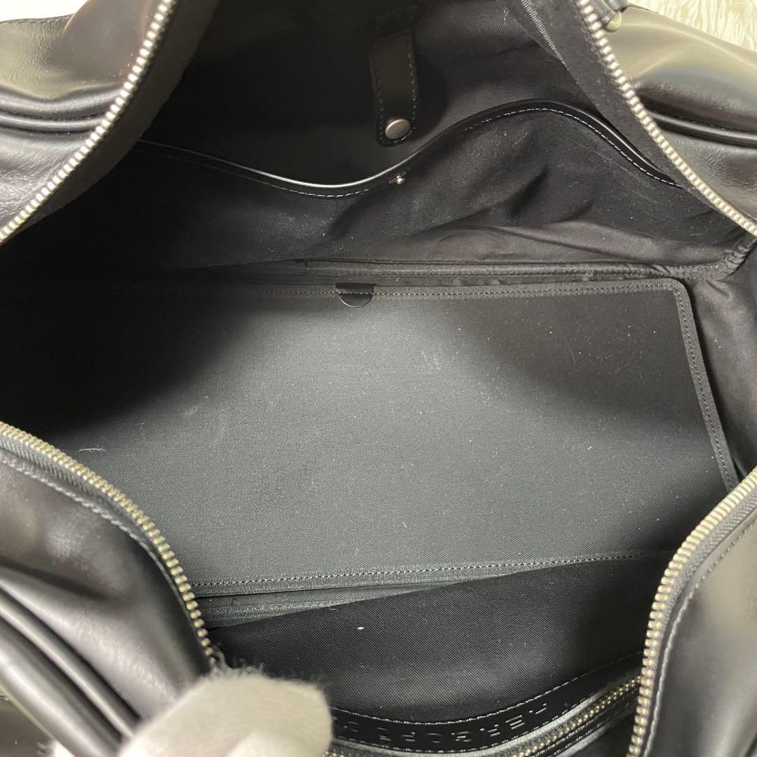 極美品 HERGPOCH エルゴポック 2way ボストンバッグ オールレザー