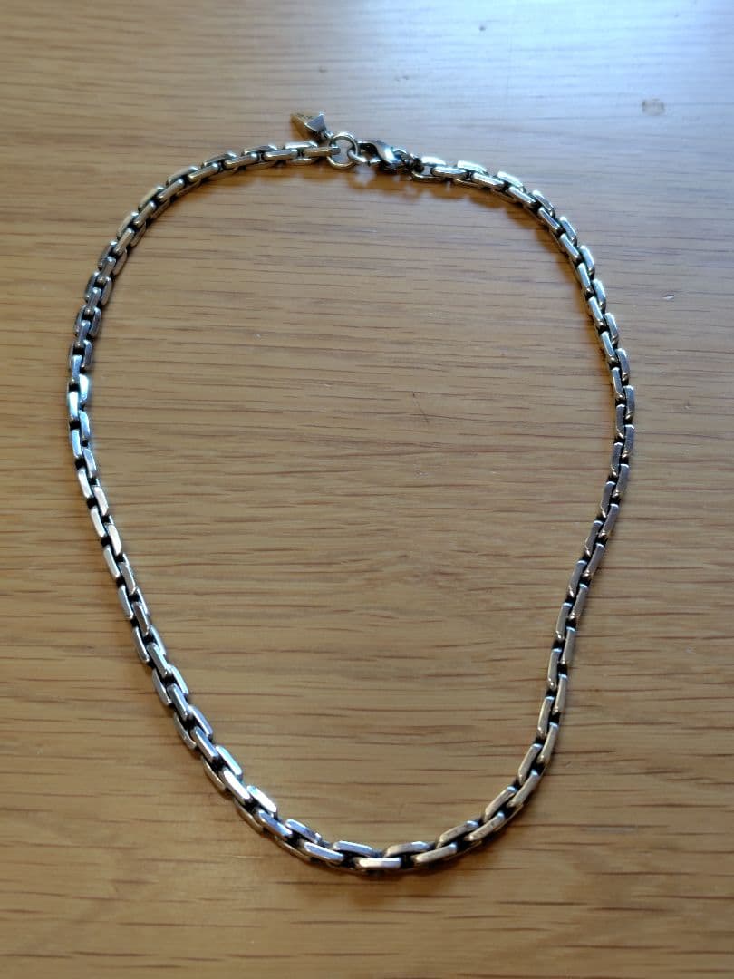 パトリックコックス　シルバーネックレス　40センチ　　説明必読願います