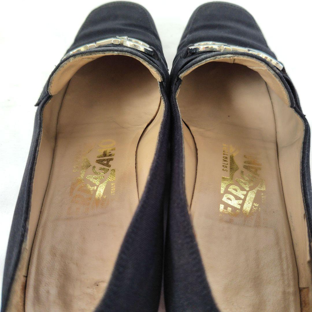 ✨️腕利き職人のリペア済✨️【フェラガモ】定番 ガンチーニ ローファー 黒