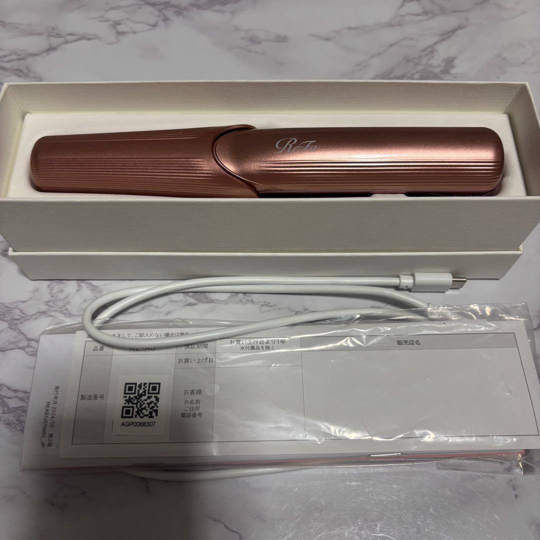 Refa フィンガーアイロン ピンク