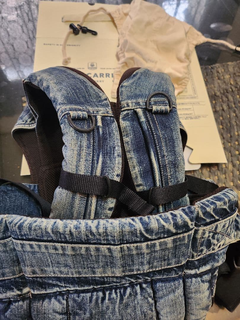 値下げ10/27まで　CUSE BERRY キューズベリー　デニム抱っこ紐