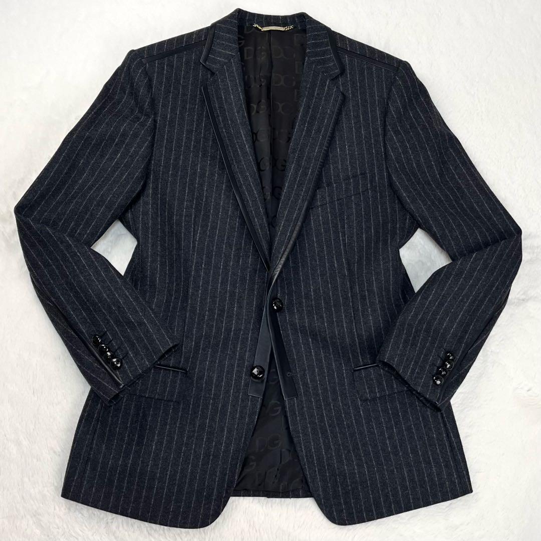 最高級 ドルチェ&ガッバーナ シープスキン マティーニ ブレザー 胡桃釦 48