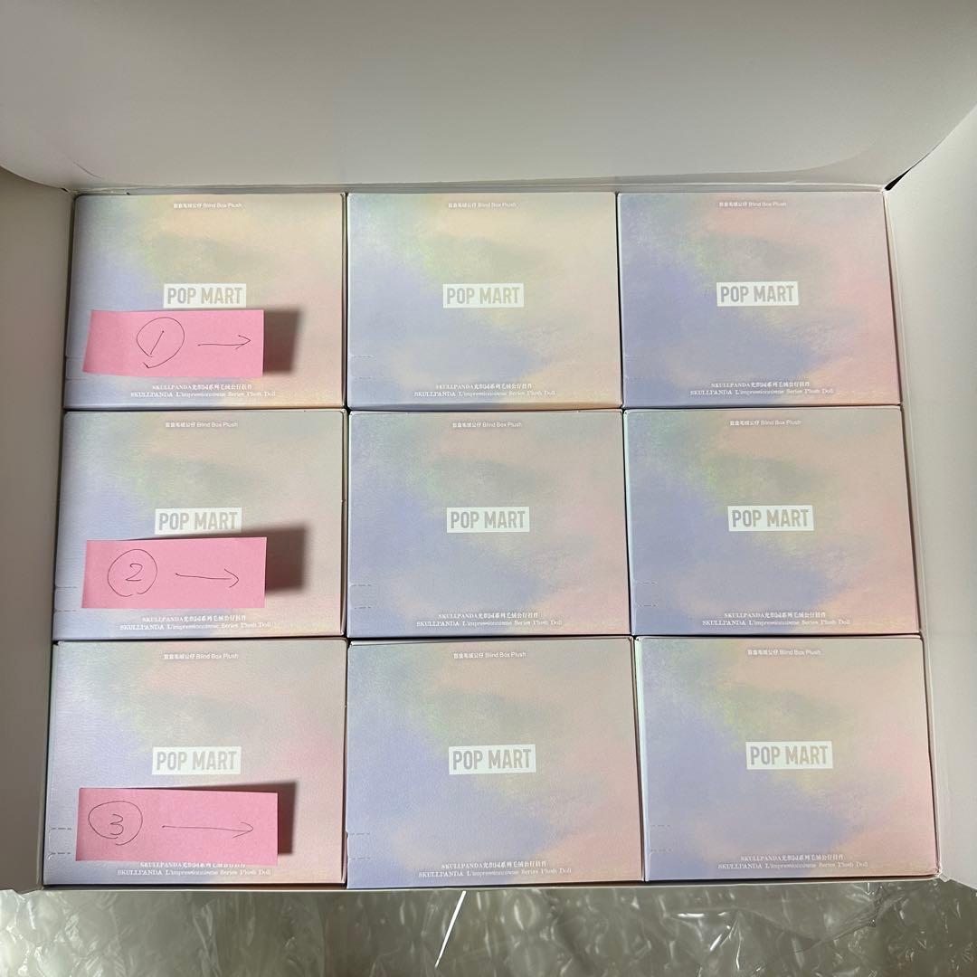 ③未開封 SKULLPANDA L'impressionnisme 3個セット