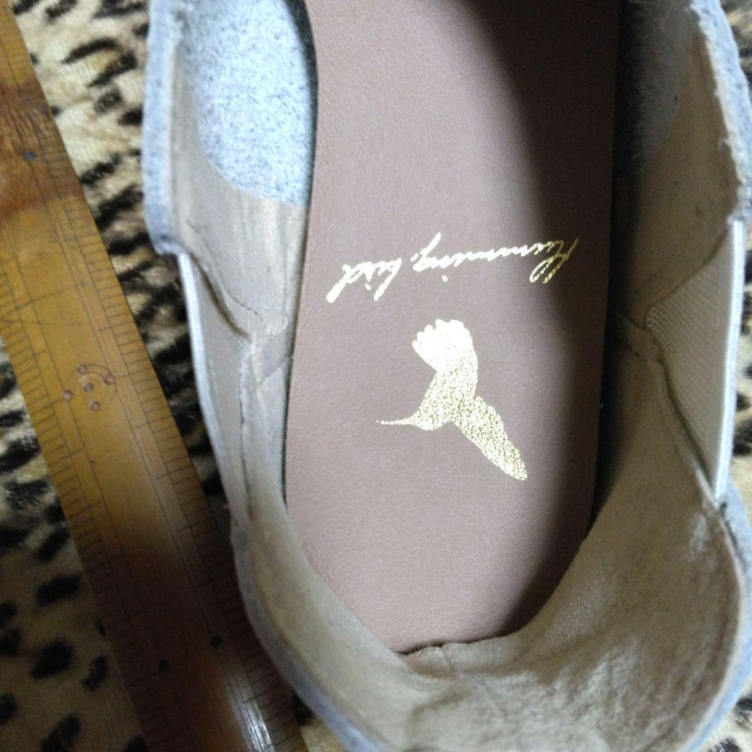 ハミングバード　サイドゴアブーティー　（Sサイズ）白