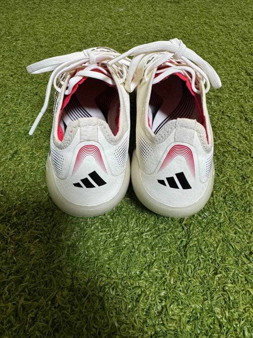 adidas Predator スパイク ホワイト/レッド/ネイビー 24cm