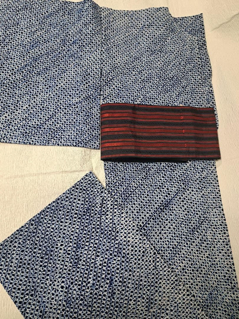 くーちゃん•*¨*•.¸♬︎有松絞り 浴衣 超美品 女仕立て