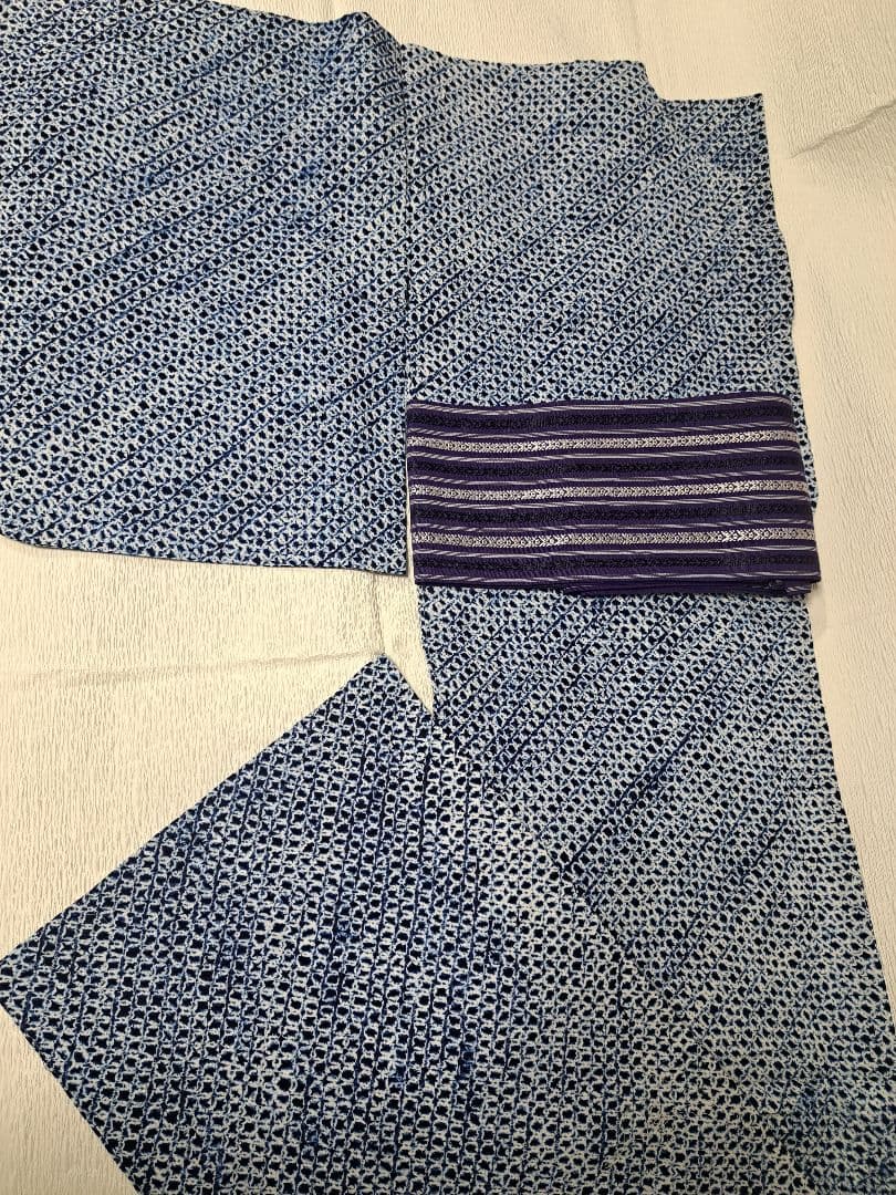 くーちゃん•*¨*•.¸♬︎有松絞り 浴衣 超美品 女仕立て