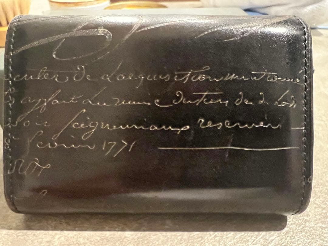 【美品】 Berlutiインブイア 名刺ケース オーダーメイド