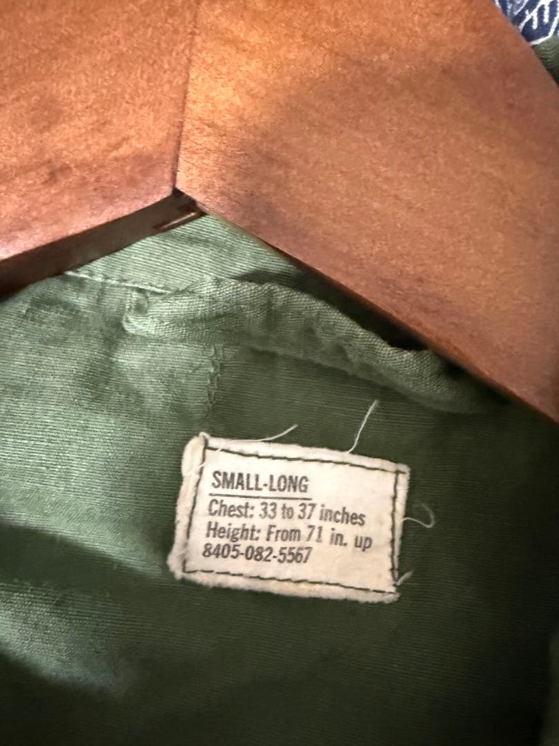 Ｕ*C様 激アツ60s ジャングルファティーグ ノンリップ S-L 3rd 実物