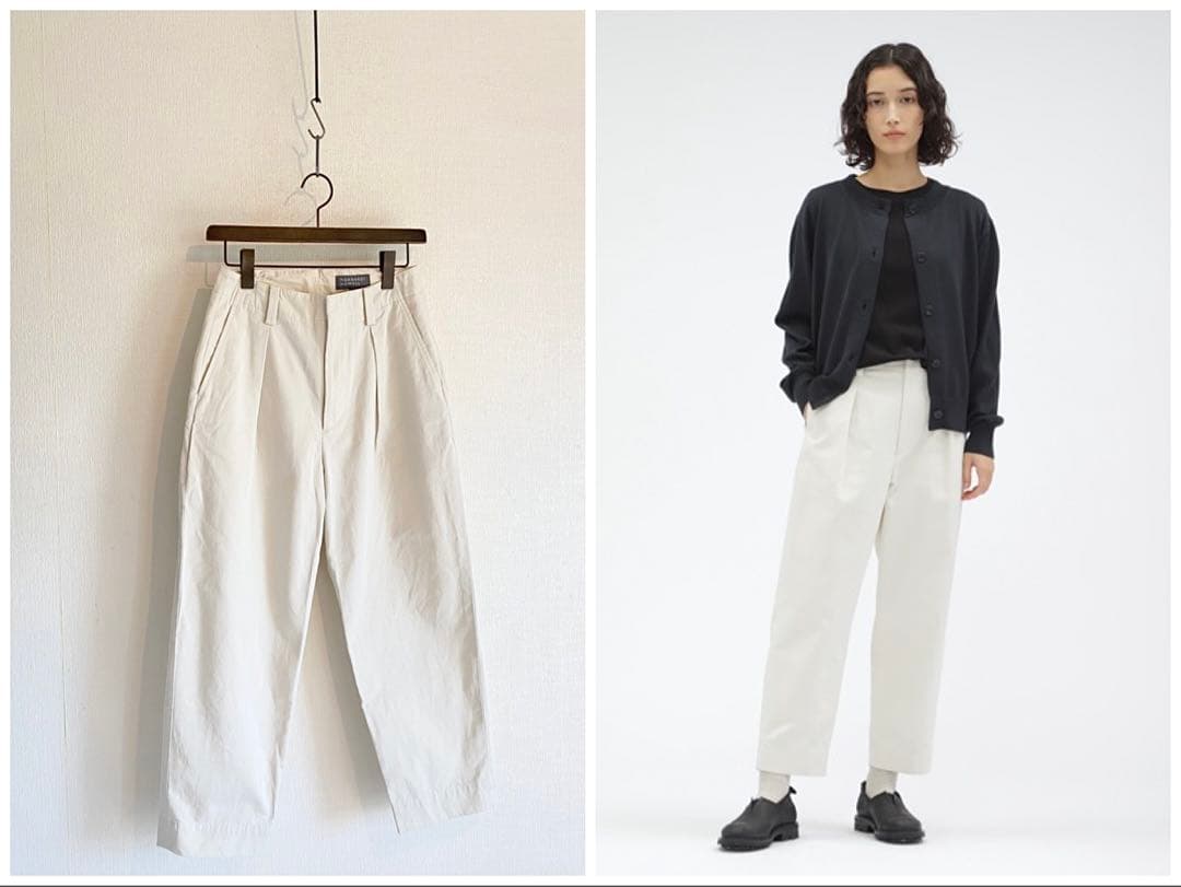 2024AW マーガレットハウエル ORGANIC CO. TWILL パンツ