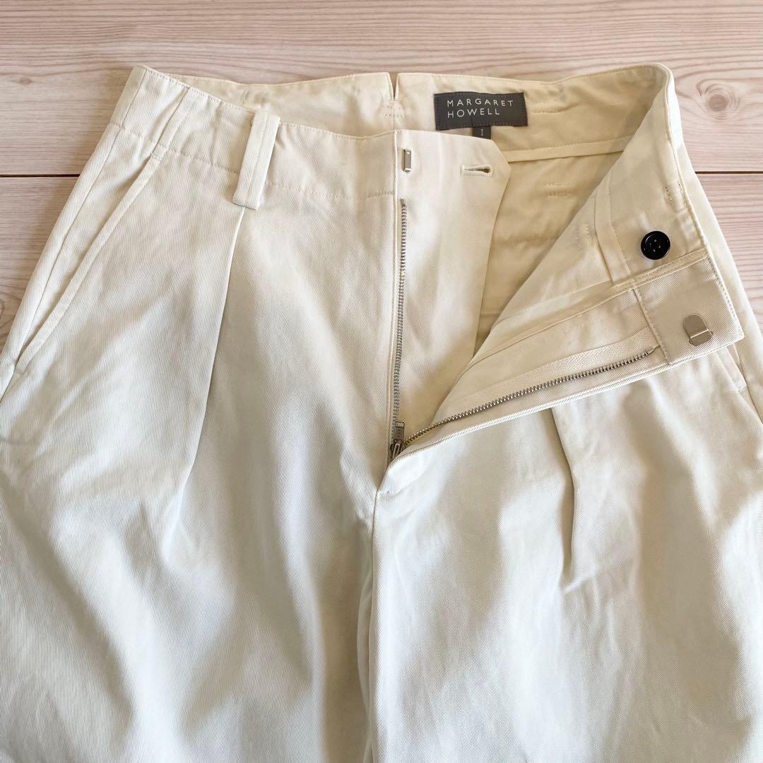 2024AW マーガレットハウエル ORGANIC CO. TWILL パンツ