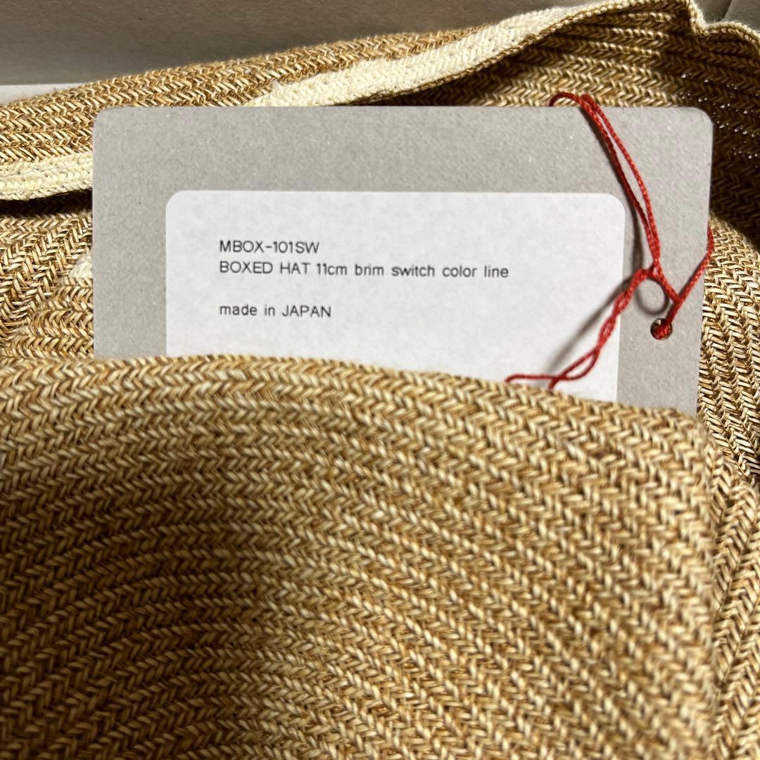 mature ha.マチュアーハボックスハットホワイトライン