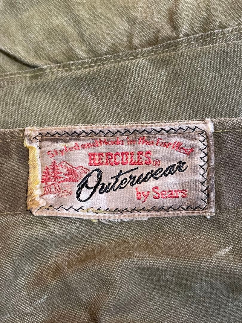 40年代 ヘラクレス　hercules オイルドクロス　パンツ　50年代