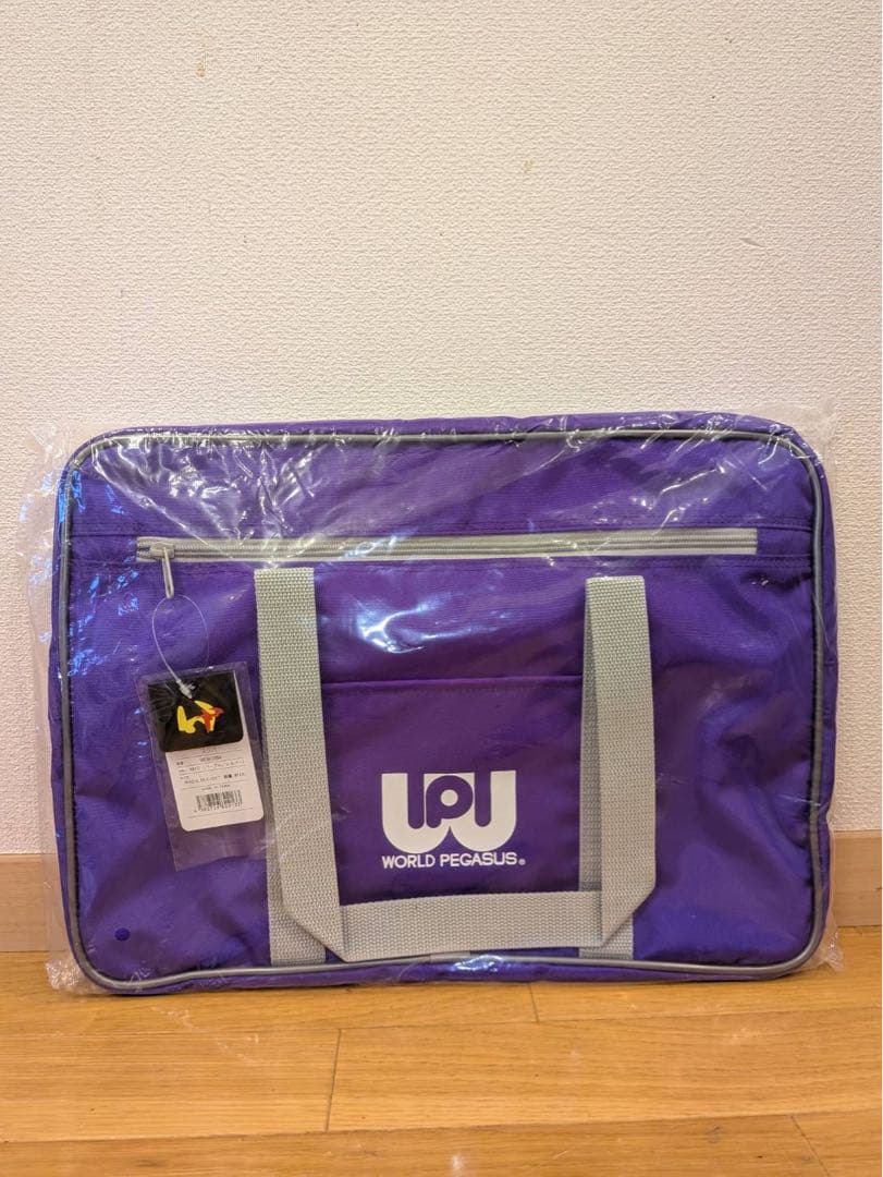 【新品未使用】ワッぺ 旧型 紫 スクバ ワールドペガサス スクールバッグ