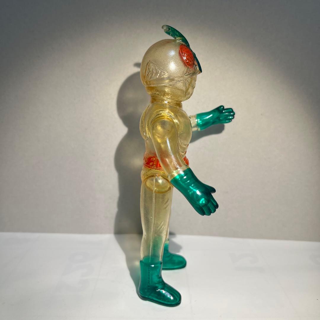 ポピー　仮面ライダー　スケルトン　ソフビ