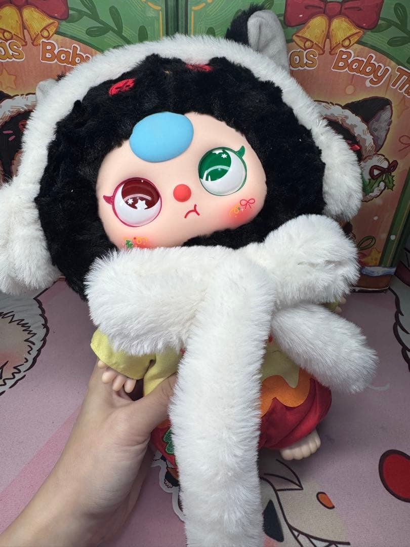 154.babythree big400%体　クリスマス限定　海外ドール　新品