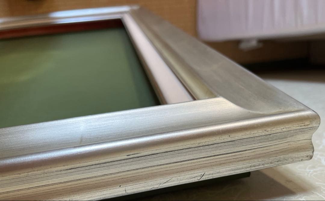 シルバー　額縁 F30号　弓平