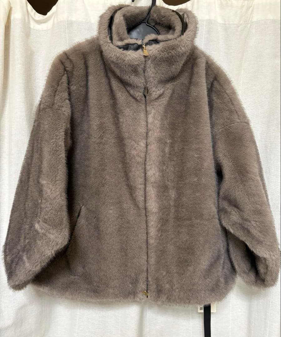 新品　Eimee Law ミンクファー　スタンドネックショートコート