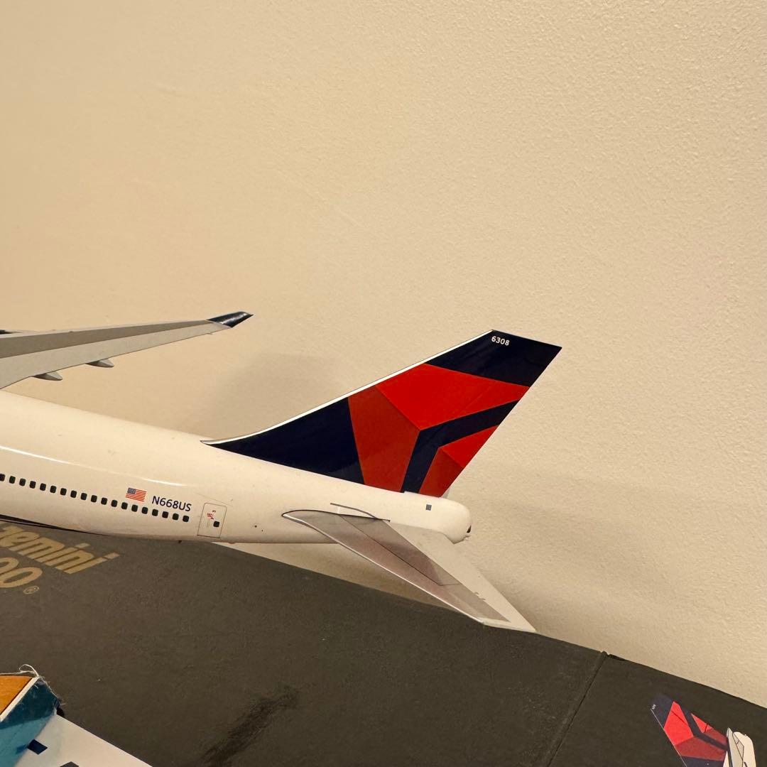 Boeing 747-400 Delta デルタ航空　1/200モデル