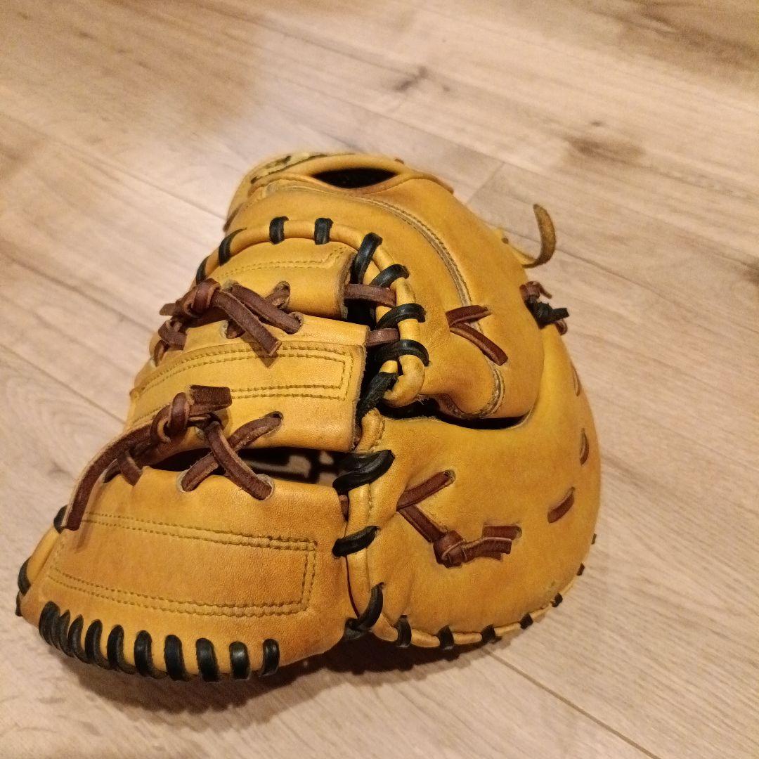 ハタケヤマ 一般ファーストミット　グローブ　 イエロー