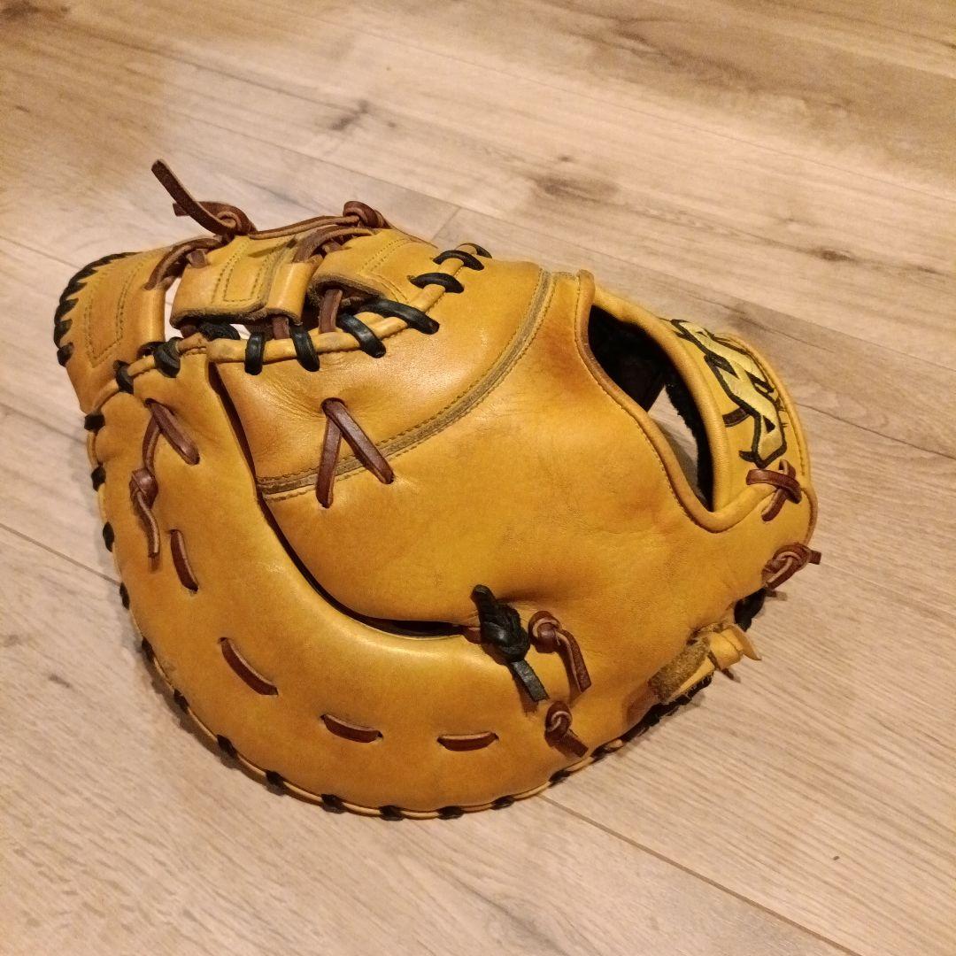 ハタケヤマ 一般ファーストミット　グローブ　 イエロー