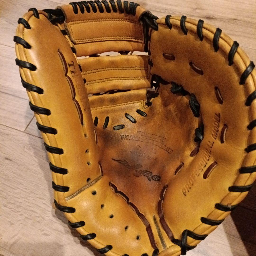 ハタケヤマ 一般ファーストミット　グローブ　 イエロー