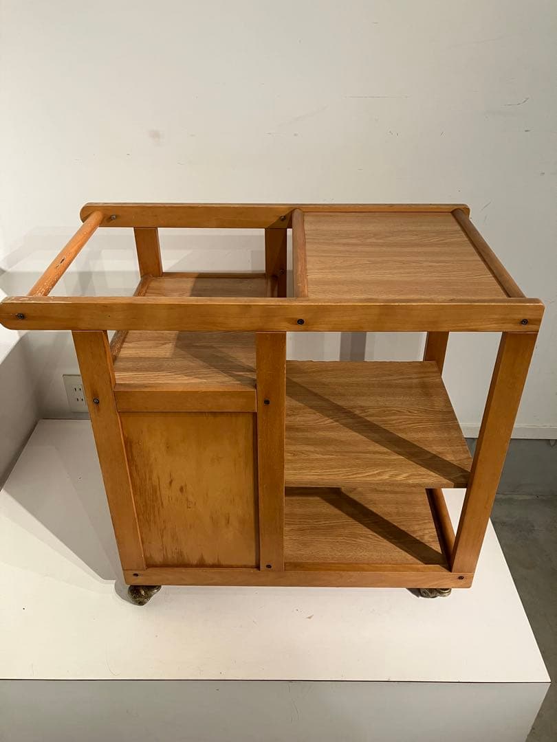オールドコイズミ、キッチンワゴン、天童木工、秋田木工、レトロ、和モダン、
