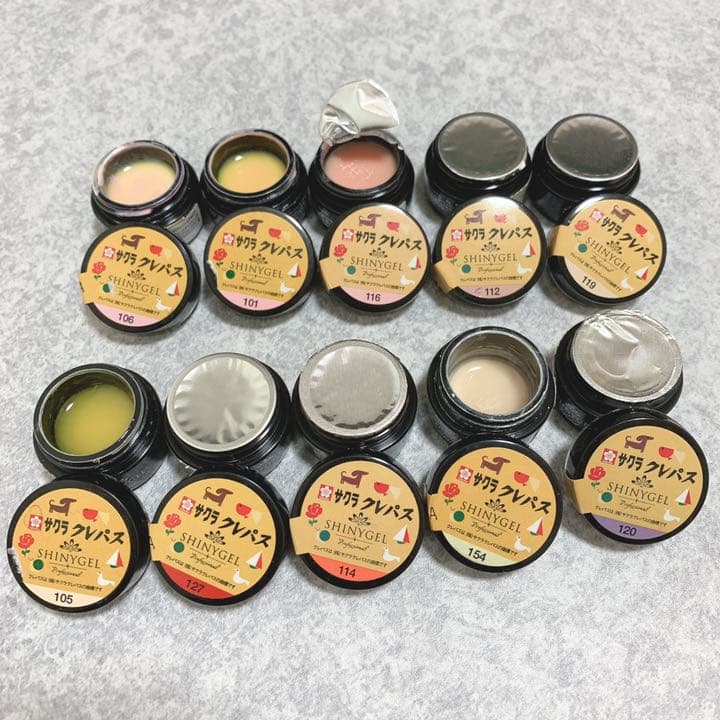サクラクレパス　ジェル　カラージェル　シャイニージェル　ネイル