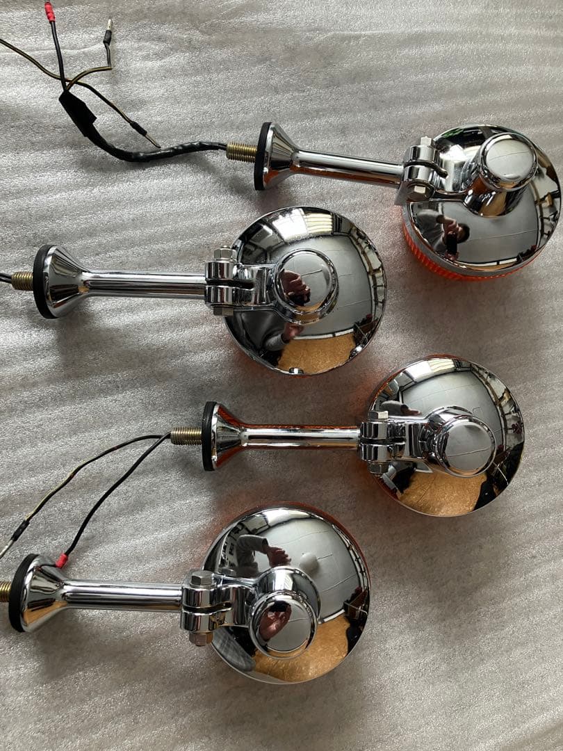 イナドメ　W3タイプ　ウィンカー　ロングステーセット　w650 W400