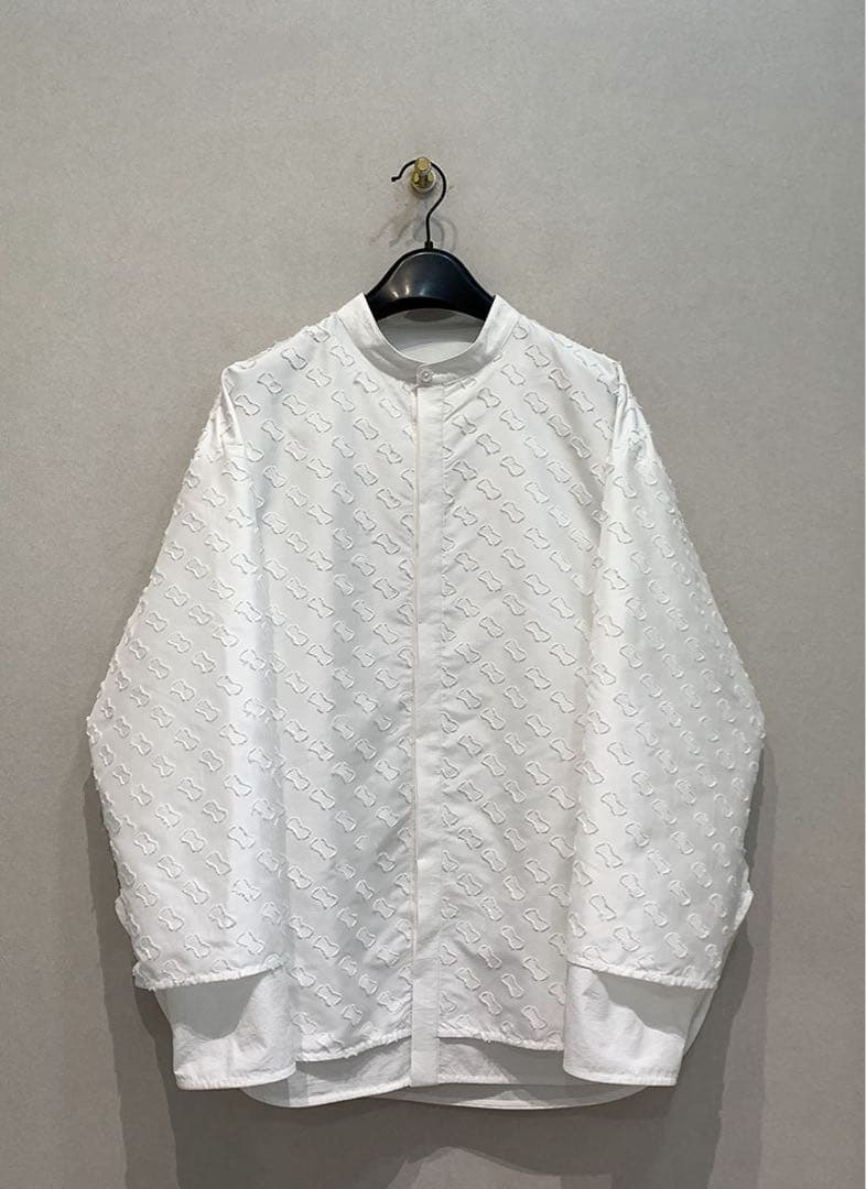 yori ヨリ キティリボンレイヤード ブラウス 白 シャツ ホワイト リボン