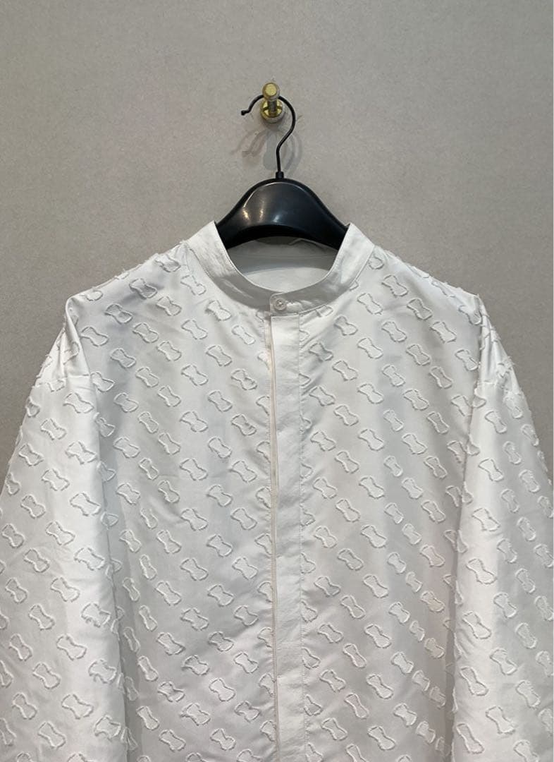 yori ヨリ キティリボンレイヤード ブラウス 白 シャツ ホワイト リボン