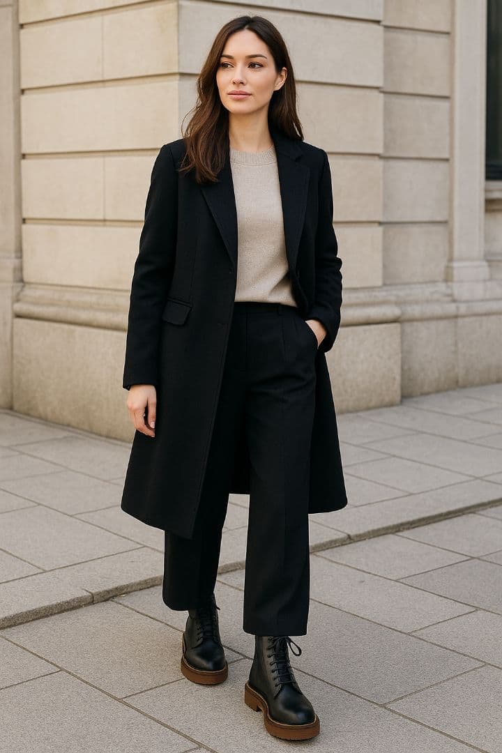 [新品未使用]　ロエベ LOEWE レザー ブラック　キャメル　ブーツ　靴