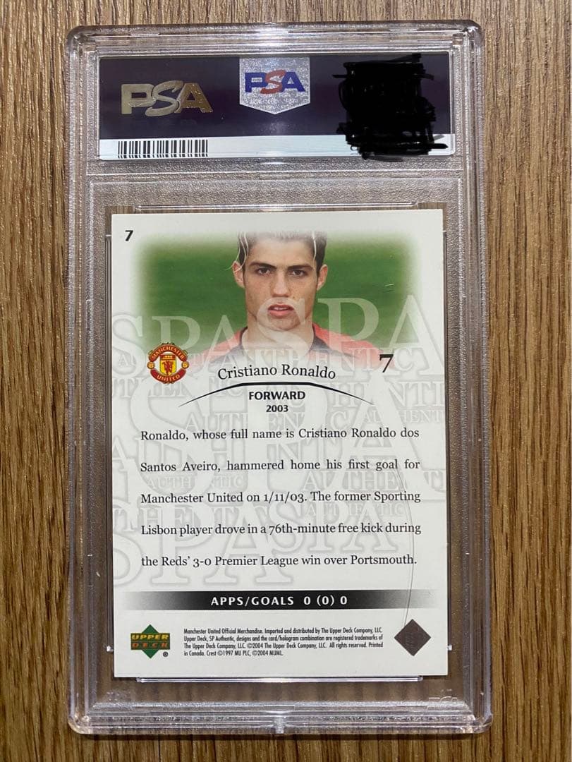 その他 PSA 2004 SP AUTHENTIC CRISTIANO RONALDO