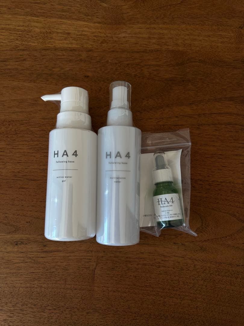 HA4 メンテナンスウォーター •アクティブウォーターゲル•アドオンエッセンス
