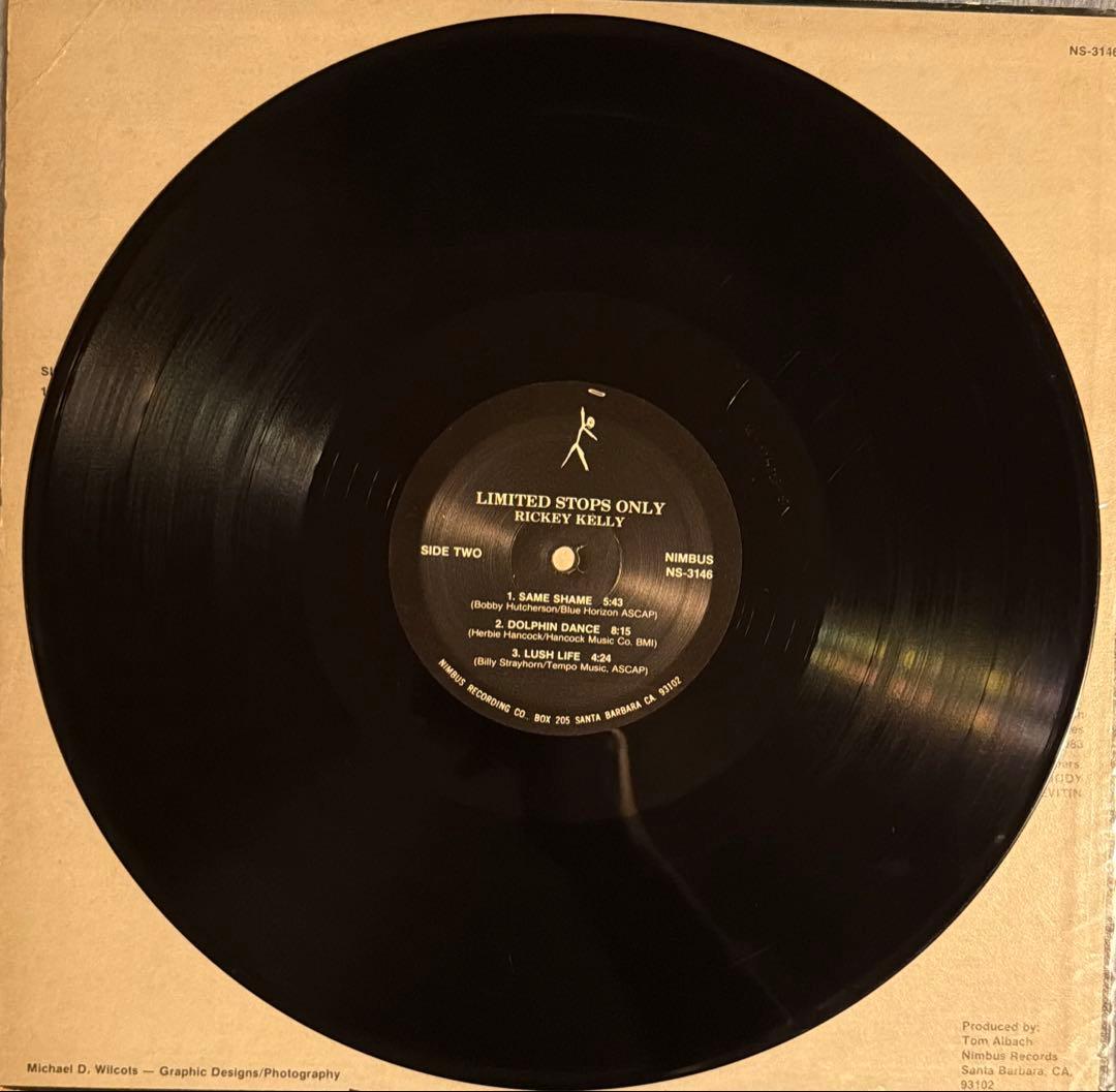 RickeyKelly Limited Stops Only オリジナル盤 LP