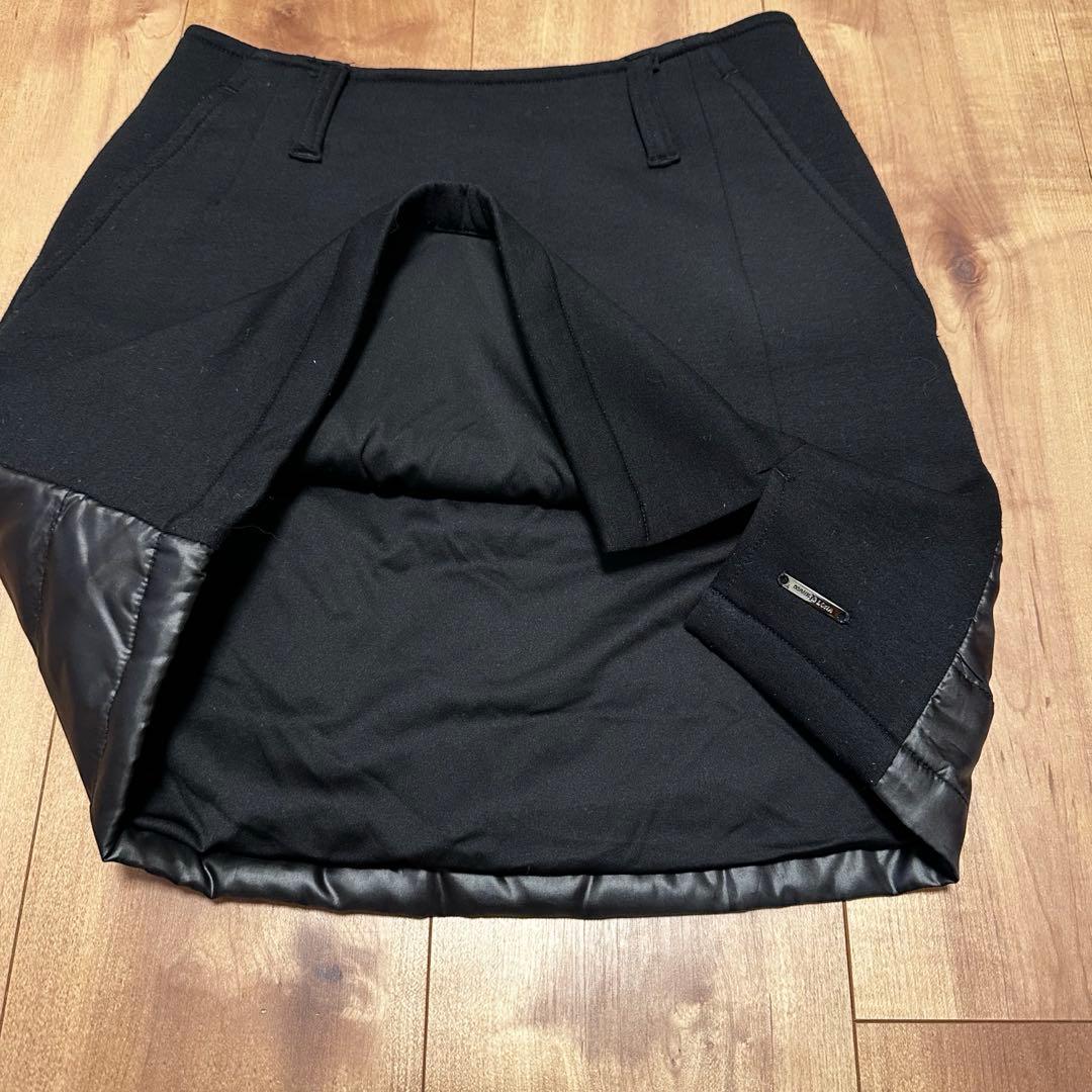美品‼️ ダウンスカート　中綿　保温　秋冬　サイズ36 ブラック　ゴルフウェア