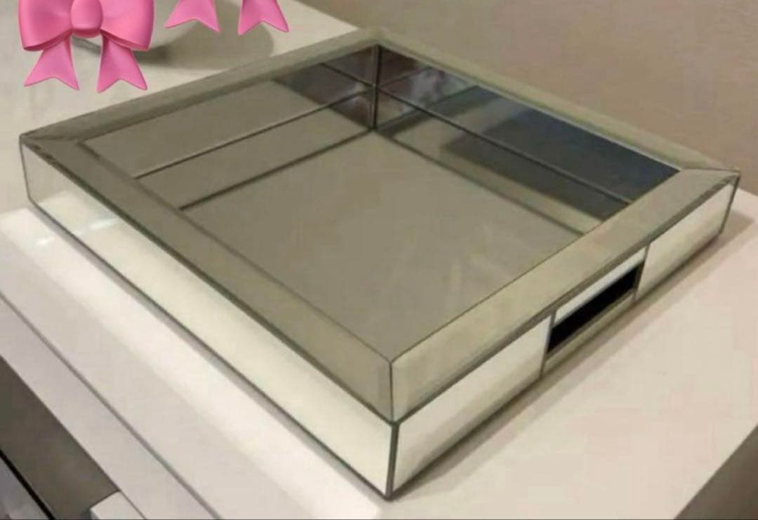 新品 ザラホーム ミラートレイ ❤︎ トレイ 中サイズ