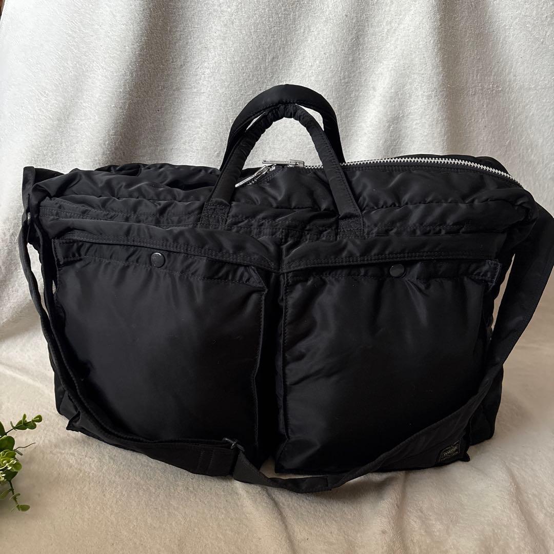 レア✨美品 ✨大容量 ポーター タンカー ボストンバック 2WAY 黒
