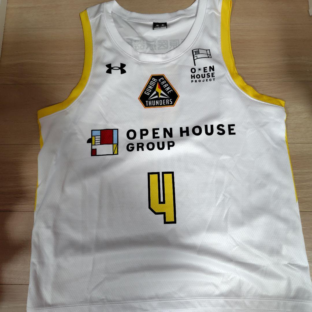 群馬クレインサンダーズ　トレイジョーンズ選手　アウェイレプリカユニフォーム　XL