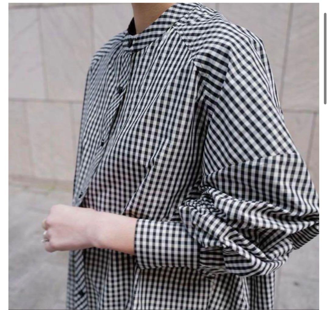 qfb17美品　MACHATT ギンガムチェックオーバーシャツ