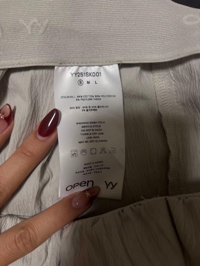 open yy レイヤードミニスカート&ボクサーショーツ