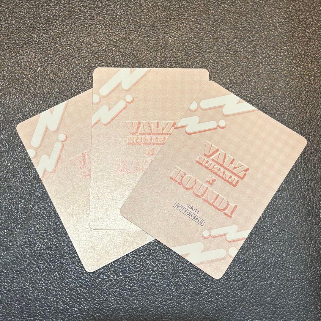 にじさんじ VΔLZ 甲斐田晴 ボウリング オリジナルカード ラウンドワン 3枚